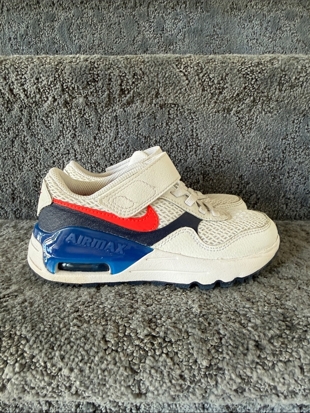 Nike Kids White Red Blue Air Max Sneaker